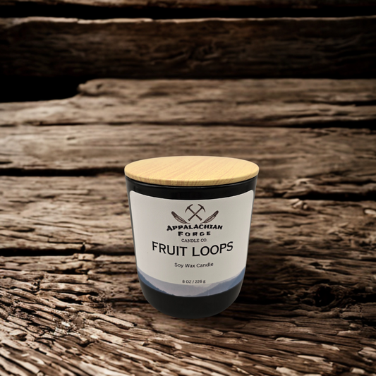 8oz Fuit Loops Soy Wax Candle