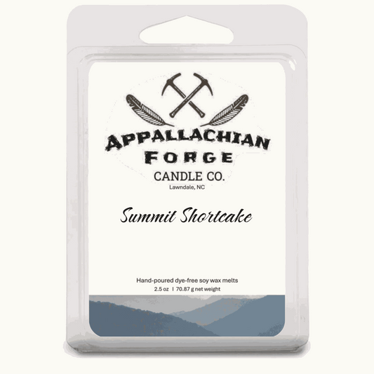 Natural soy wax melts Summit Shortcake scent hand-poured 2.5 oz eco-friendly fragrance cubes